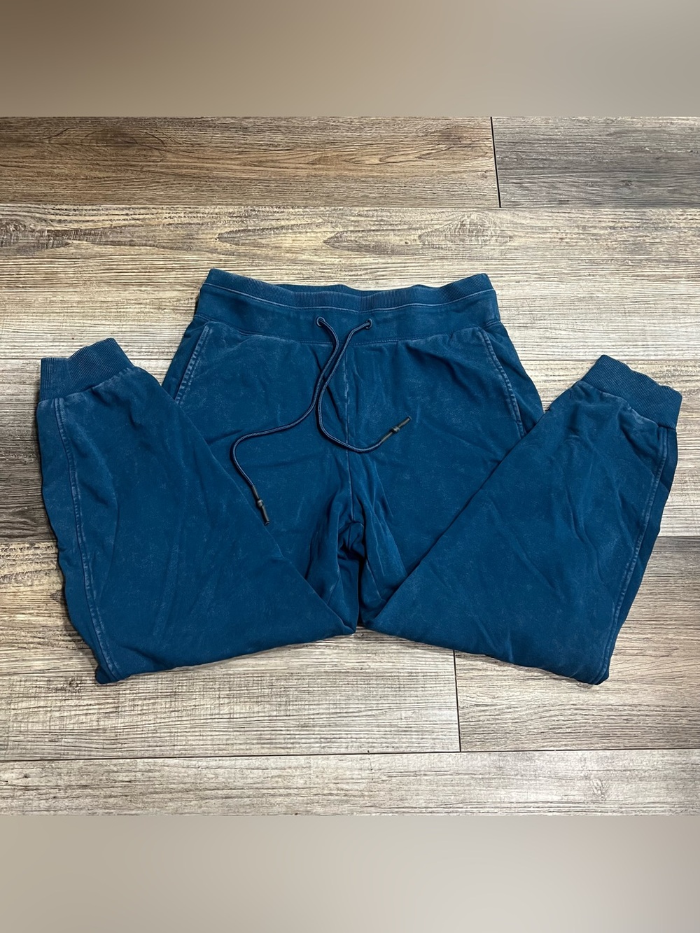 JoyLab Blue Mineral Wash Jogger Pants Medium Athleisure Lounge Sweatpants